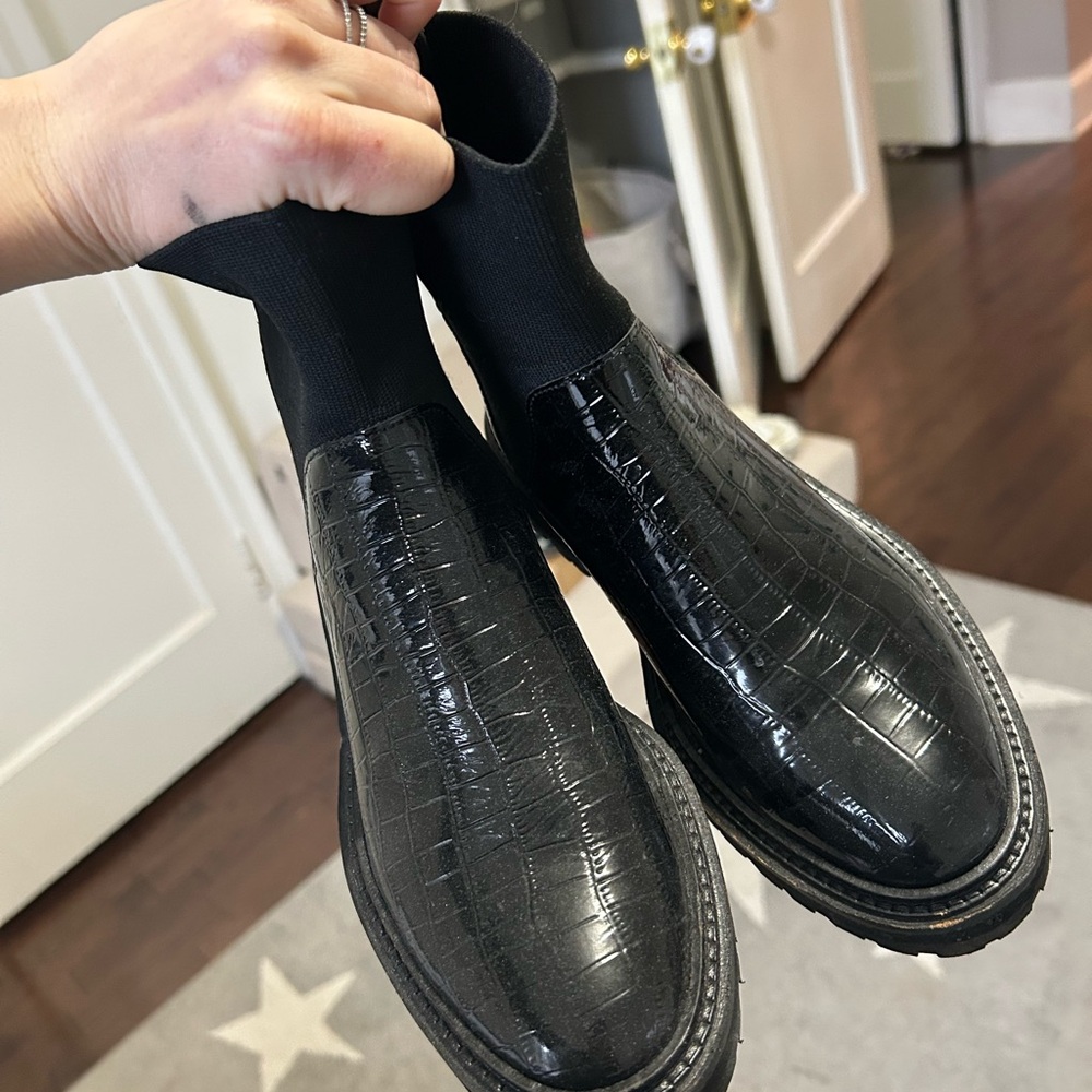 Loeffler Randall Bridget Chelsea Combat Boot, Black - Picture 7 of 7